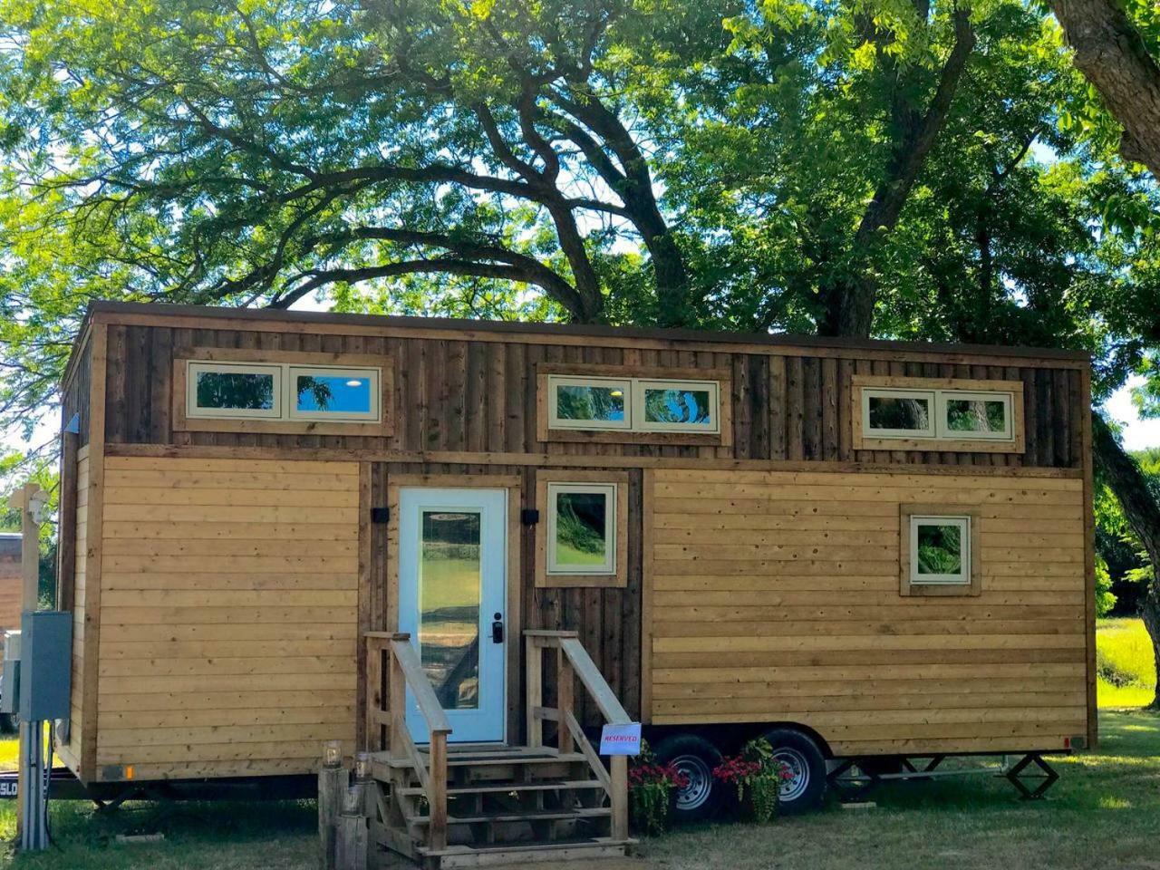 הוילה Montana Escape Elegant Tiny House In Waco Near Magnolia מראה חיצוני תמונה